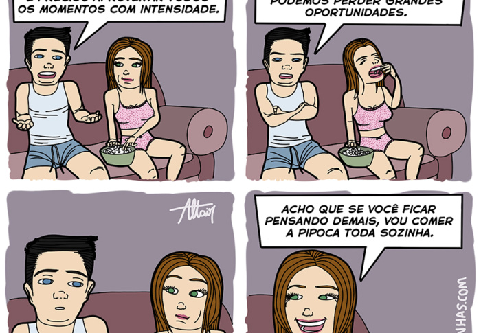 Às vezes um homem pensa demais na vida