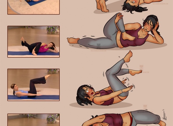 Pilates para iniciantes sem habilidades