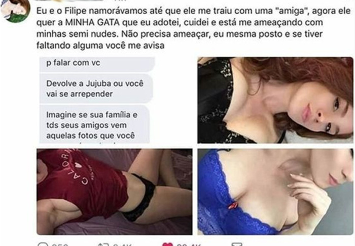 Nudes que escapam e a festa que a internet faz