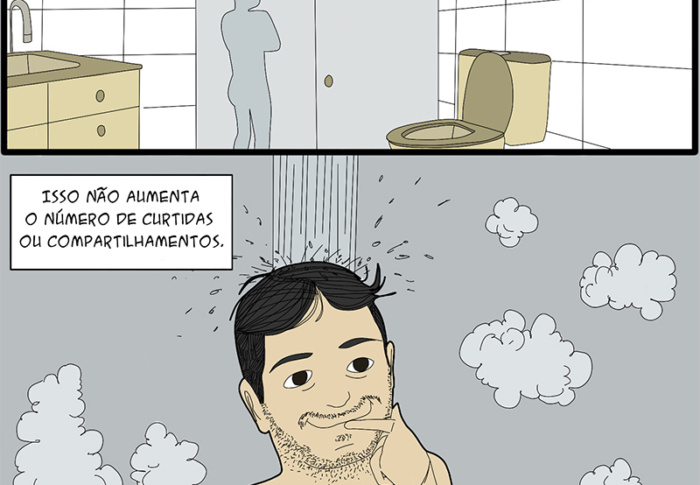 Pensamentos de chuveiro e outras análises em quadrinhos