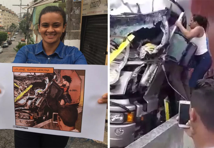 A real história da super-heroína que ajudou a salvar motorista após acidente que matou Boechat