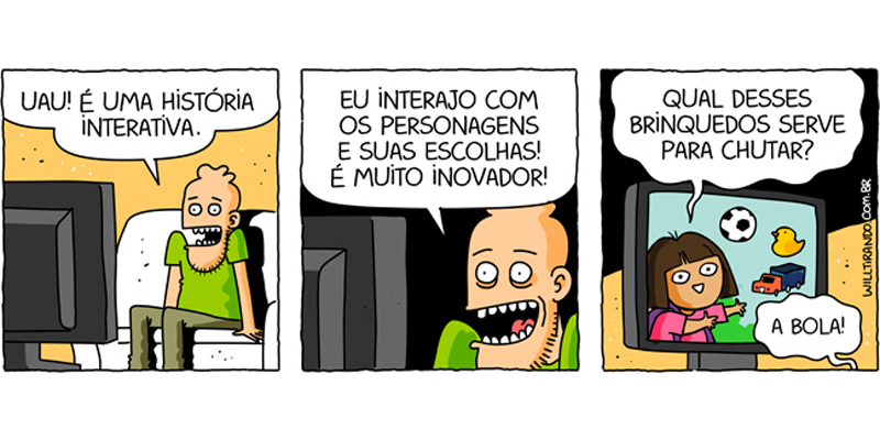 A interatividade de Dora Aventureira.