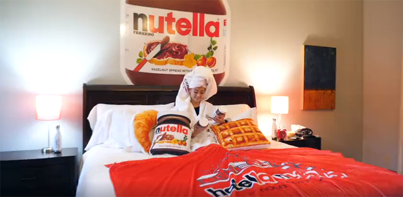 Um sonho para os amantes de Nutella. 